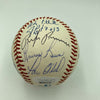 Derek Jeter Mariano Rivera Core Four Rookie 1995 Yankees Signed Baseball JSA