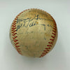 Earliest Known Billy Martin 1947 Oakland Oaks Team Signed Baseball JSA COA