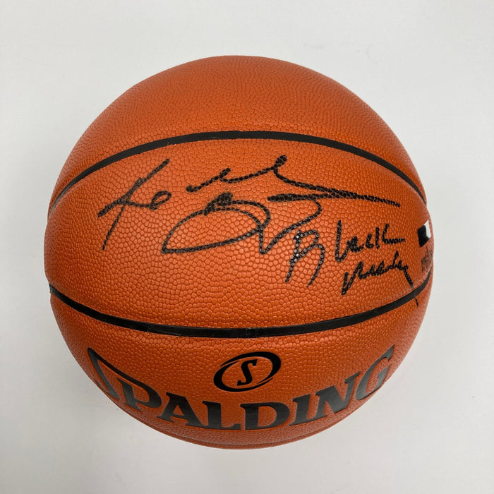 Kobe Bryant "Black Mamba" Signed Inscribed Basketball Panini & JSA COA RARE