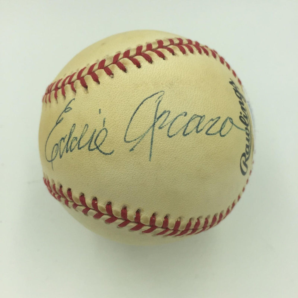 Eddie Arcaro Signed National League Baseball Triple Crown Kentucky Derby PSA DNA