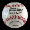 Rare Jack Buck John Francis Full Name Single Signed NL Baseball JSA COA