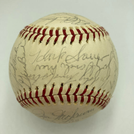 1970's Los Angeles Dodgers Old Timer's Day Multi Signed Baseball PSA DNA