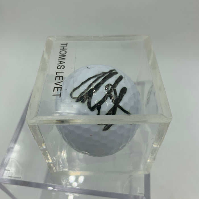Thomas Levet Signed Autographed Golf Ball PGA With JSA COA