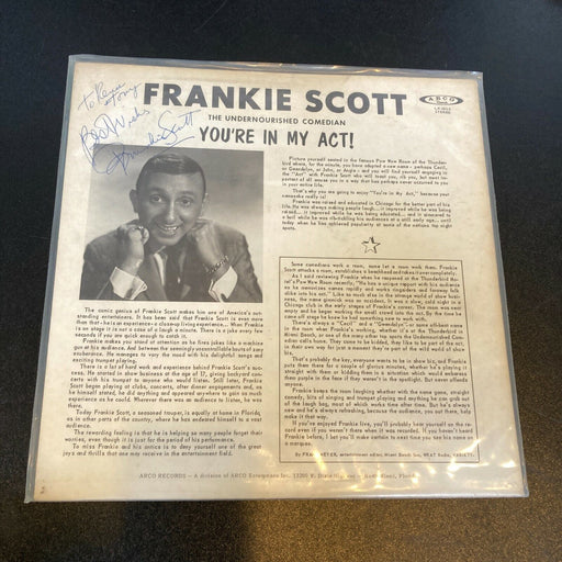 Frankie Scott Signed Autographed Vintage LP Record