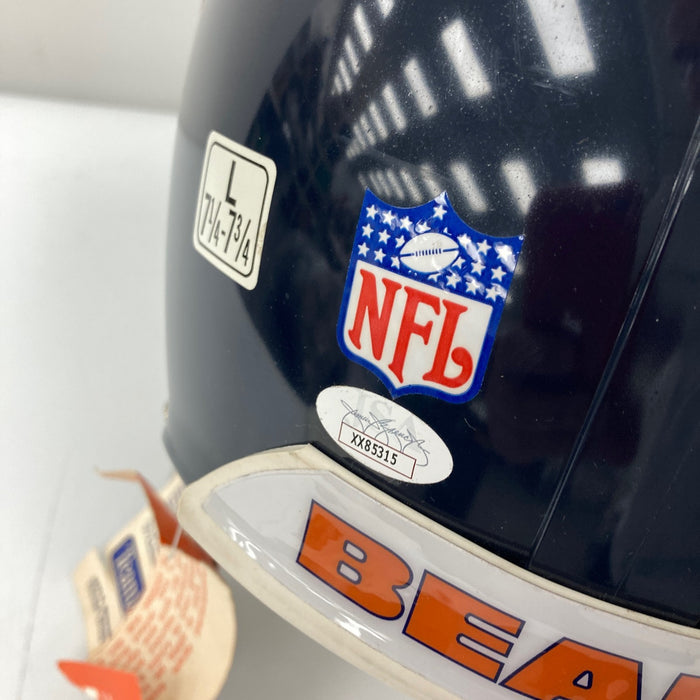 Walter Payton Signed Riddell Authentic Chicago Bears Full Size Helmet JSA COA