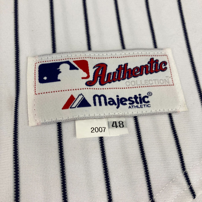 Reggie Jackson Signed Heavily Inscribed STATS New York Yankees Jersey JSA