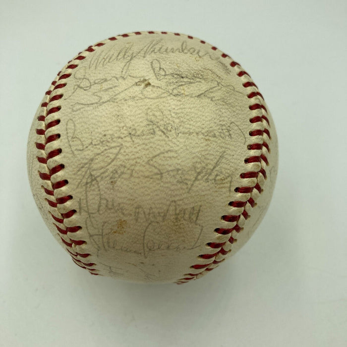 1966 Baltimore Orioles World Series Champs Team Signed Baseball JSA COA