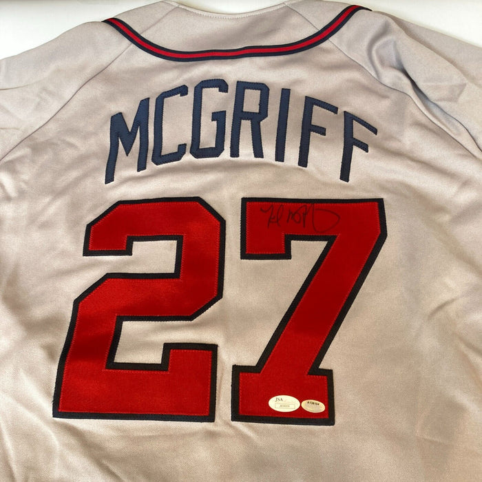 Fred McGriff Signed Atlanta Braves 1995 World Series Jersey JSA COA