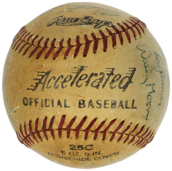 1959 Los Angeles Dodgers World Series Champs Team Signed Baseball PSA DNA COA