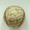 Nice 1953 Boston Red Sox Team Signed American League Harridge Baseball JSA COA