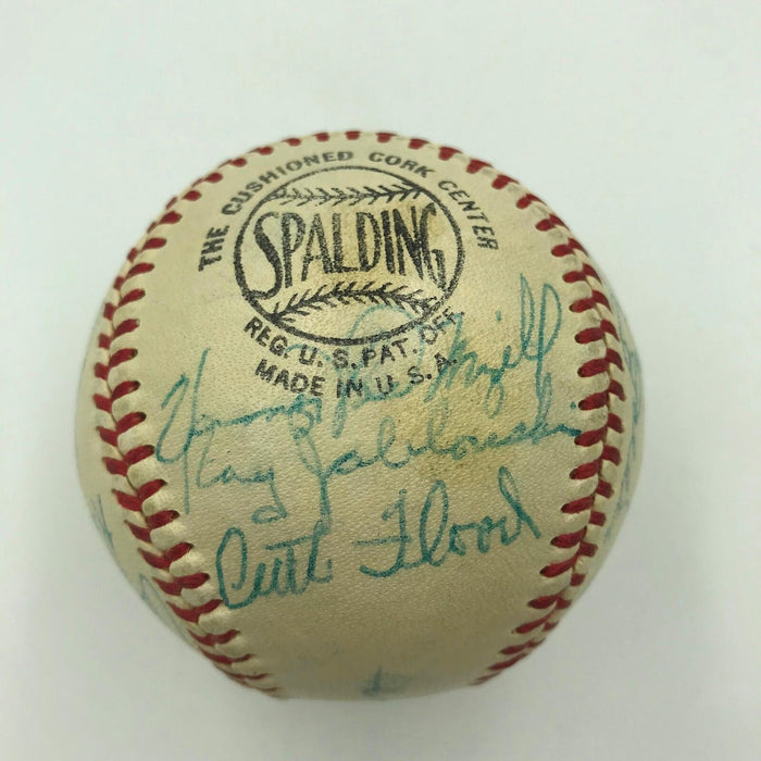 Beautiful 1959 St. Louis Cardinals Team Signed Baseball 24 Sigs Stan Musial JSA