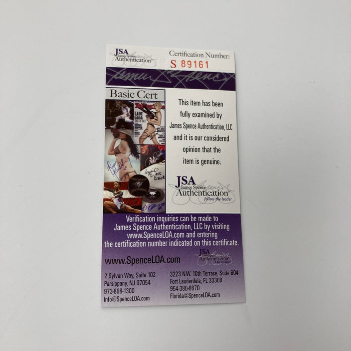 Julius Erving Dr J Signed Autographed 2014 Panini Promo 8x10 Photo JSA COA