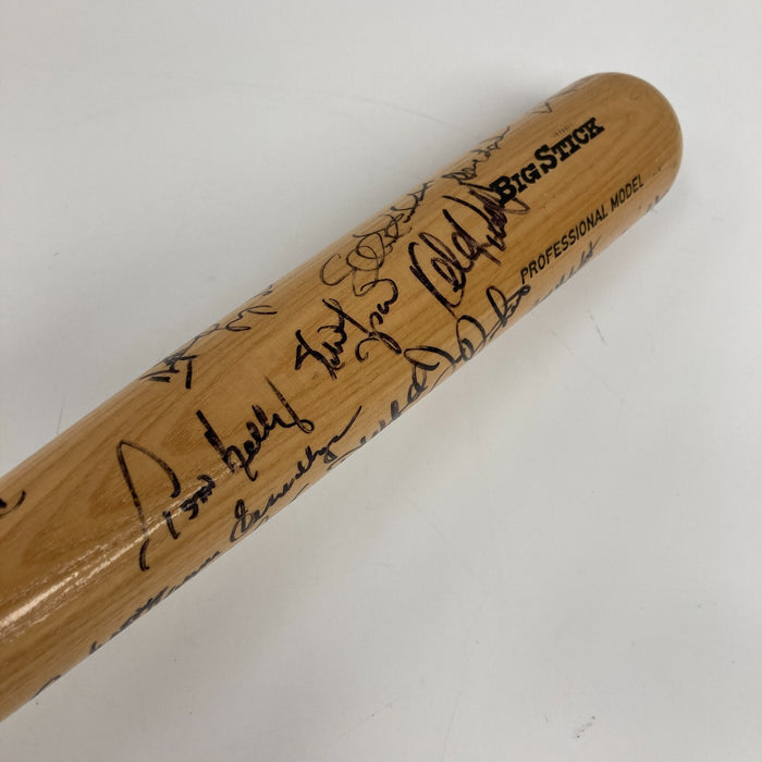 Kirby Puckett 1993 Minnesota Twins Team Signed Rawlings Bat Beckett COA
