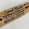 Frank Robinson Signed Heavily Inscribed Career STAT Baseball Bat Beckett