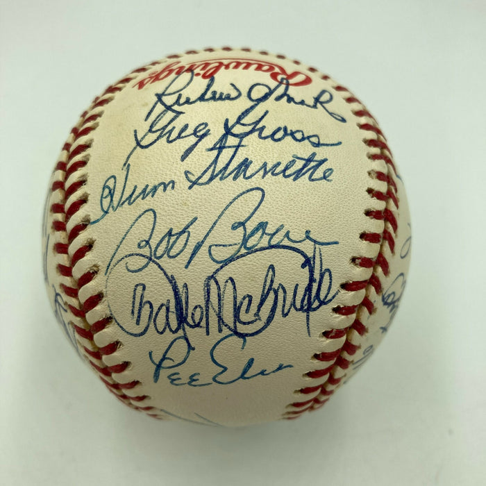 The Finest 1980 Philadelphia Phillies World Series Champs Signed Baseball PSA