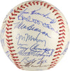 The Finest 1968 Cincinnati Reds Team Signed Baseball Johnny Bench Rookie PSA