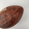 1979 Pittsburgh Steelers Super Bowl Champs Team Signed Game Used Football JSA