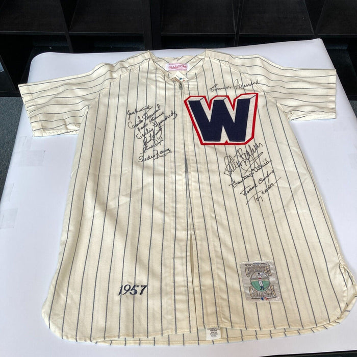 1950's Cuban Legends Signed Washington Senators Jersey Connie Marrero JSA COA