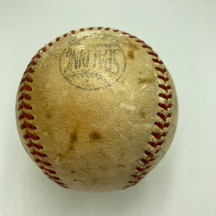Honus Wagner Pittsburgh Pirates Multi Signed National League Baseball JSA COA
