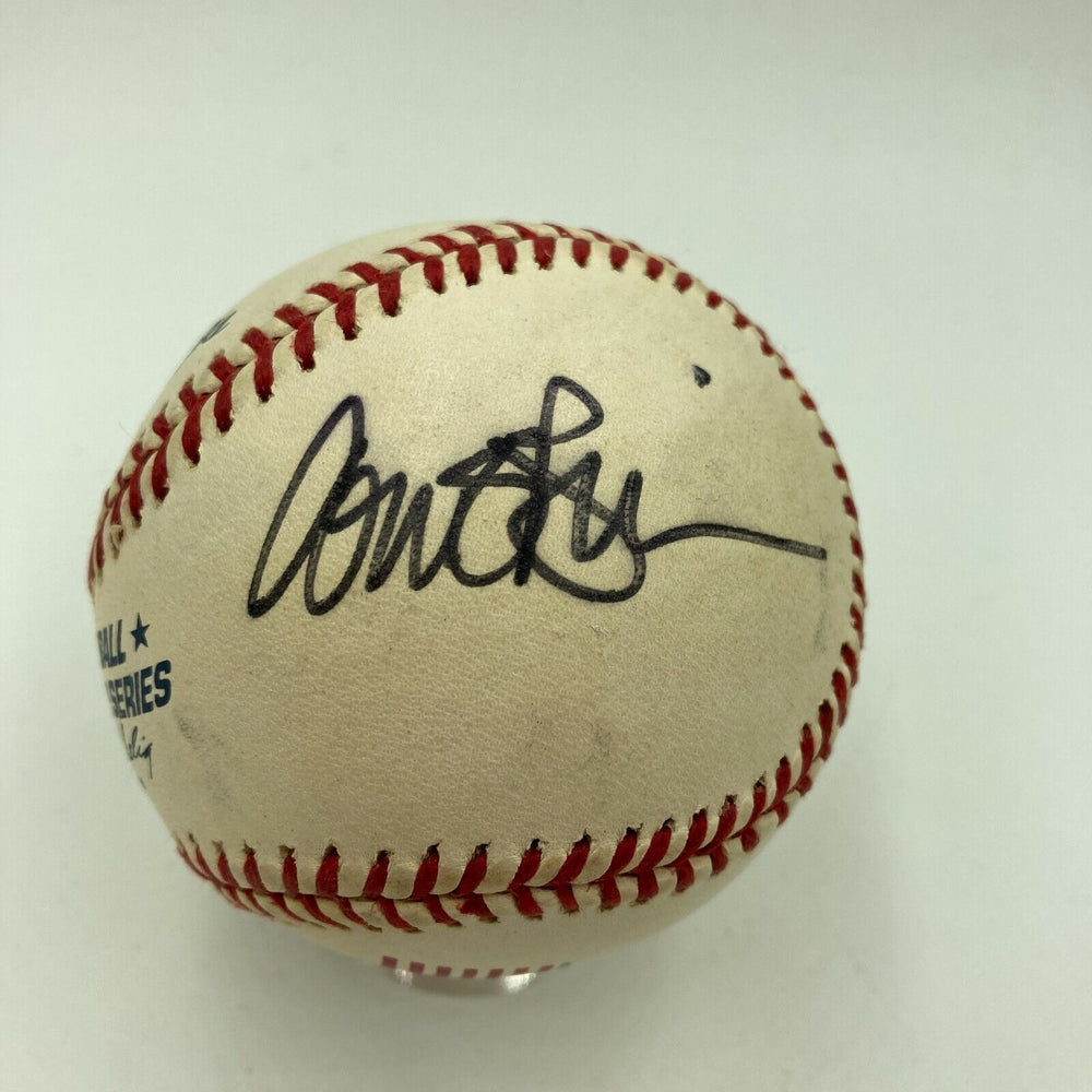 Conan O'Brien Signed Official 2001 World Series Baseball With JSA COA