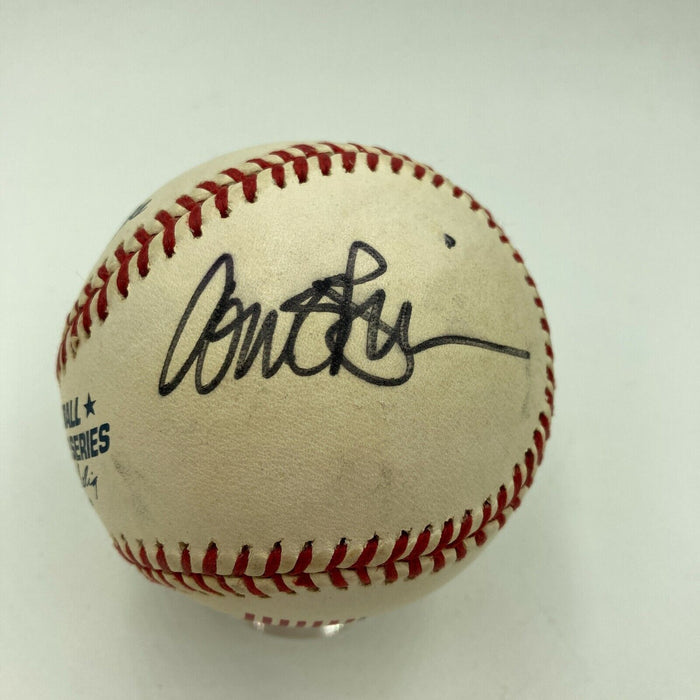 Conan O'Brien Signed Official 2001 World Series Baseball With JSA COA