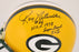 Ray Nitschke "H.O.F. 1978 Super Bowl I & II" Signed Green Bay Packers Helmet PSA