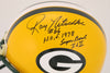 Ray Nitschke "H.O.F. 1978 Super Bowl I & II" Signed Green Bay Packers Helmet PSA