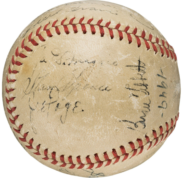 1949 All Star Team Signed Baseball Joe Dimaggio Ted Williams JSA & Beckett COA