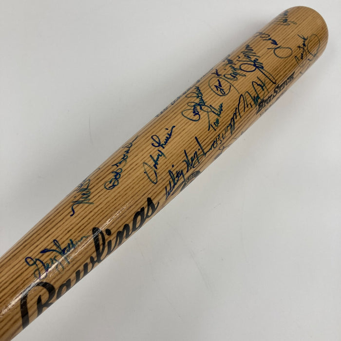 1987 St. Louis Cardinals NL Champs Team Signed World Series Game Issued Bat JSA