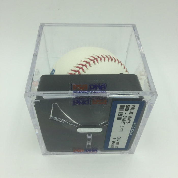 Rare Willie Mays PSA DNA Graded Gem Mint 10 Signed Major League Baseball Auto