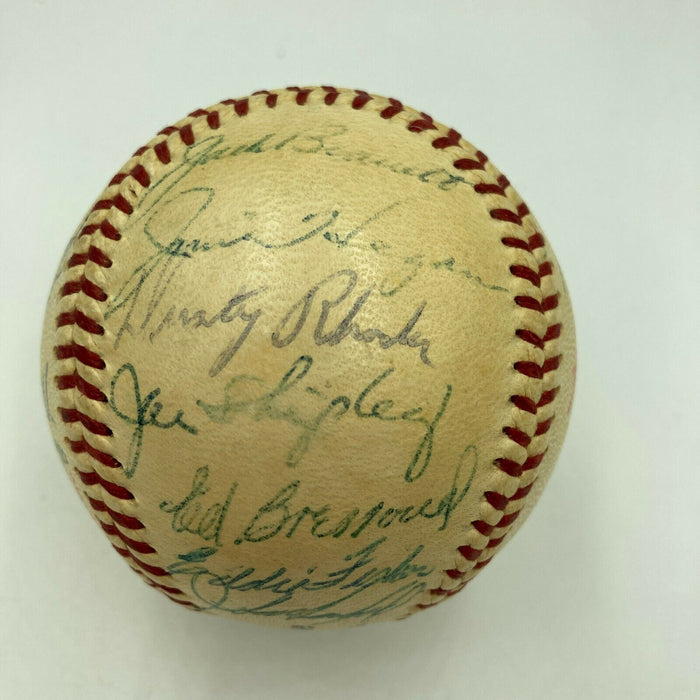 Willie Mays 1959 San Francisco Giants Team Signed National League Baseball JSA