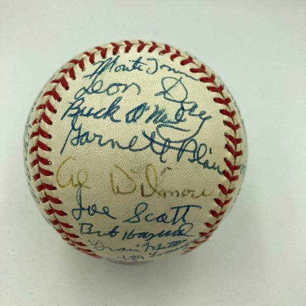 Negro League Hall Of Fame Legends Multi Signed Baseball 31 Sigs JSA COA