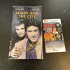 Alan King & Eli Wallach Signed Night & The City VHS Movie JSA COA