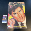 John Travolta Signed Vintage Large 1970's Magazine With JSA COA