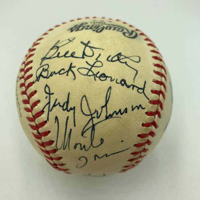 1970's HOF Multi Signed Baseball Earl Averill Burleigh Grimes JSA COA