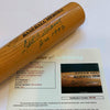 Ted Williams "Hero 1992" & Nolan Ryan Signed Inscribed Upper Deck Bat JSA COA