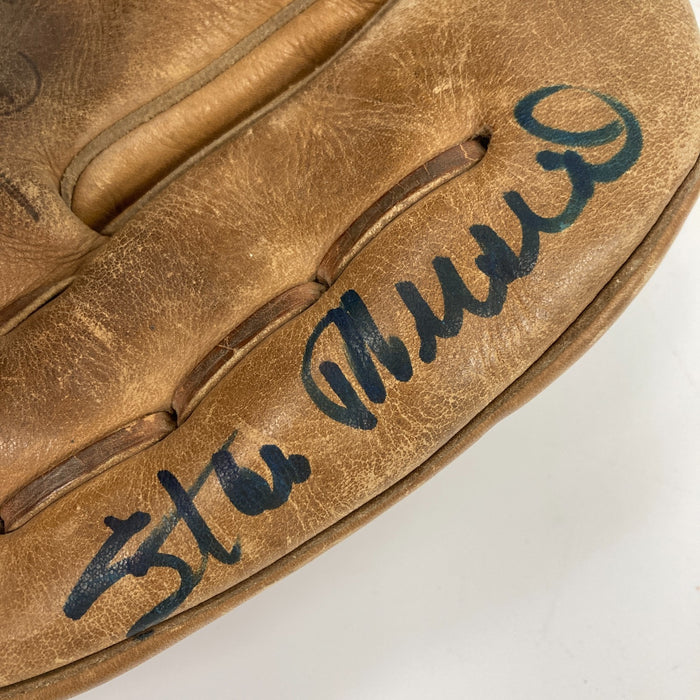 Stan Musial Signed Vintage 1950's Game Model Baseball Glove JSA COA