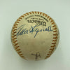 Pie Traynor Harold J Traynor Full Name Sweet Spot Signed 1940's Baseball JSA COA
