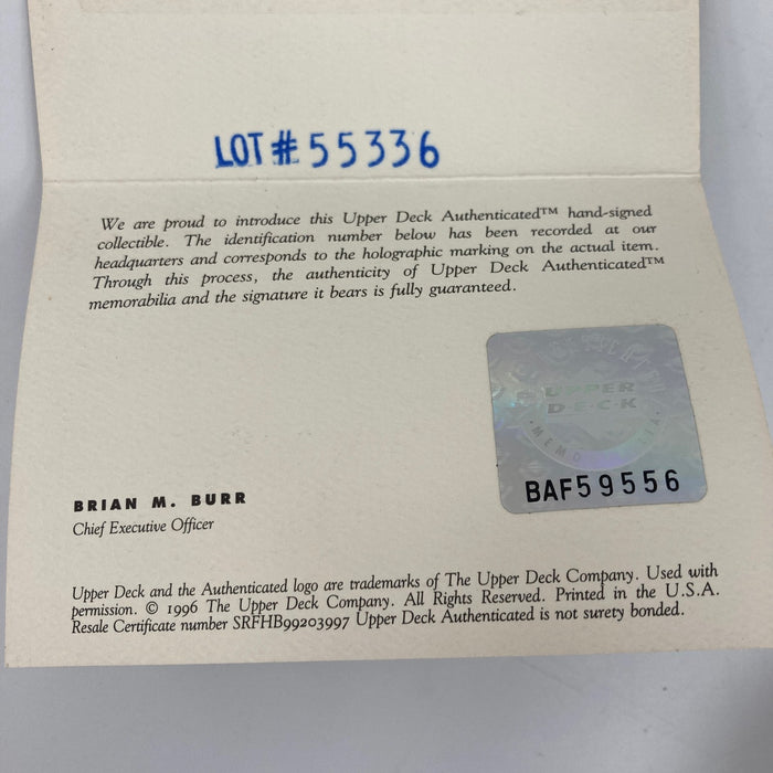 Ivan Rodriguez Signed Game Model Baseball Glove Mitt UDA Upper Deck COA RARE