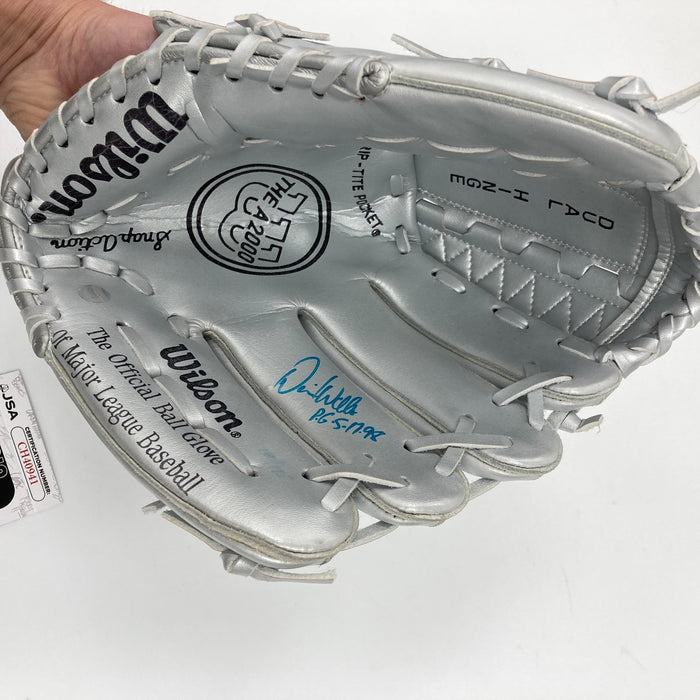 David Wells 1998 Perfect Game Signed Wilson Baseball Glove JSA COA