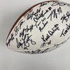 1985 Super Bowl Champs Chicago Bears Team Signed Football Walter Payton JSA COA