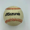 Joe DiMaggio Signed First Pitch Baseball From Tokyo, Japan Old Timers Day JSA