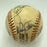 Joe Dimaggio Willie Mays Stan Musial Casey Stengel Multi Signed Baseball JSA COA