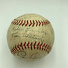 Rare 1936 Cleveland Indians Team Signed Baseball Bob Feller Rookie JSA COA