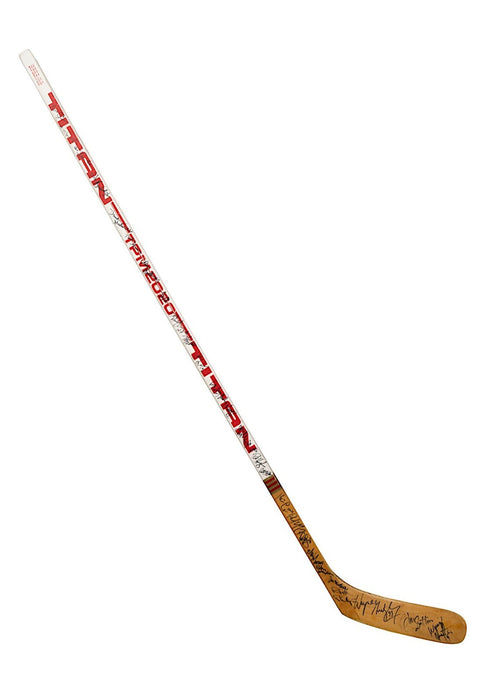 1984-85 Edmonton Oilers Stanley Cup Champs Signed Wayne Gretzky Game Stick JSA