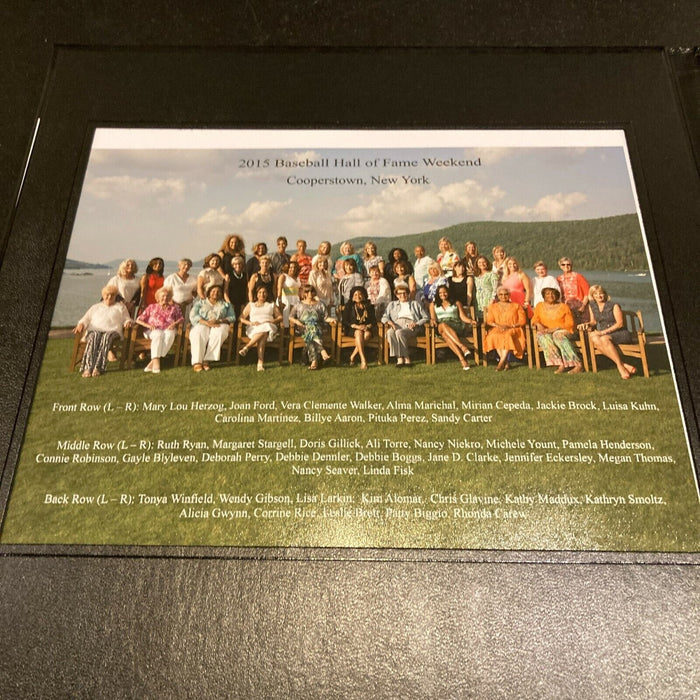 Al Kaline's Personal Hall Of Fame Weekend Players & Wives Photo Leather Folder