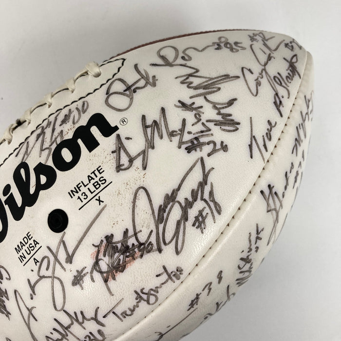 1998 Oklahoma Sooners Team Signed Football PSA DNA COA