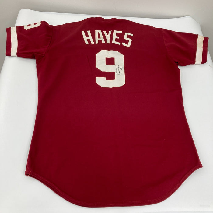 Von Hayes 1988 Game Used Philadelphia Phillies Jersey Uniform MEARS COA