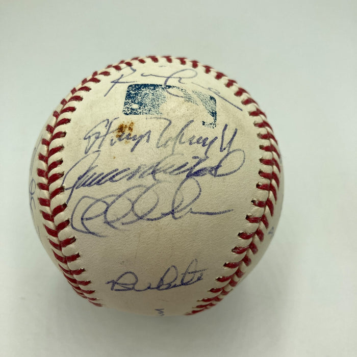 Rickey Henderson Don Larsen New York Yankees Legends Multi Signed Baseball