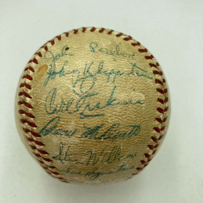 1958 Los Angeles Dodgers Team Signed National League Baseball Sandy Koufax JSA